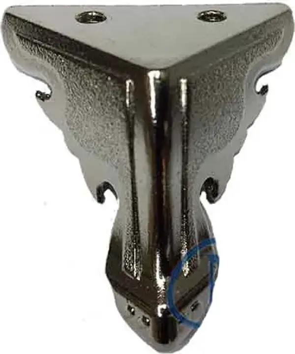 Kelebek Ahşap, Mdf, Sunta Sandık Ayağı, Kutu Ayak 2,5 cm - Nikel - Image 1
