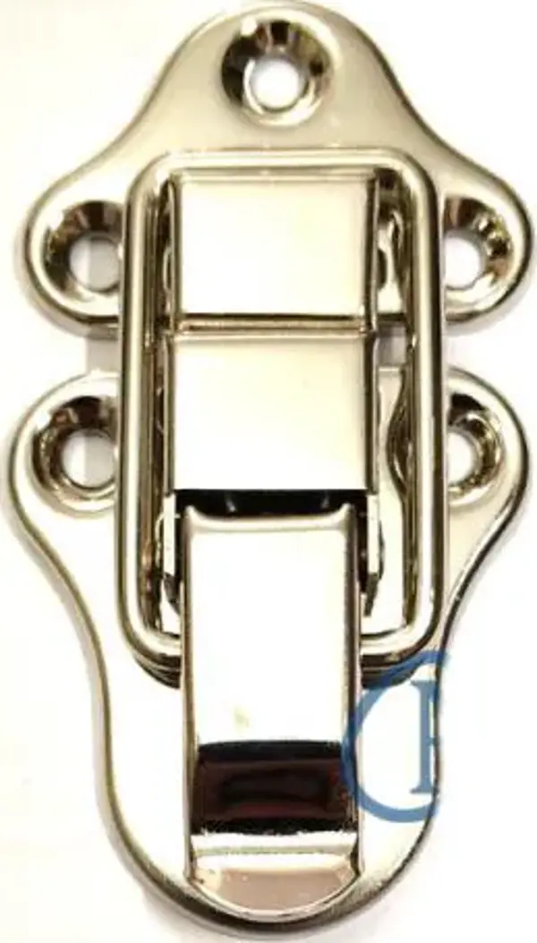 Sandık, Kutu Klipsi, Ön Kilidi - 72x40mm, Nikel, 100 Adet - Image 1