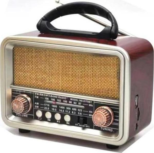 Nostaljik Görünümlü RT-860 Bluetooth Destekli Şarjlı Radyo - Image 1