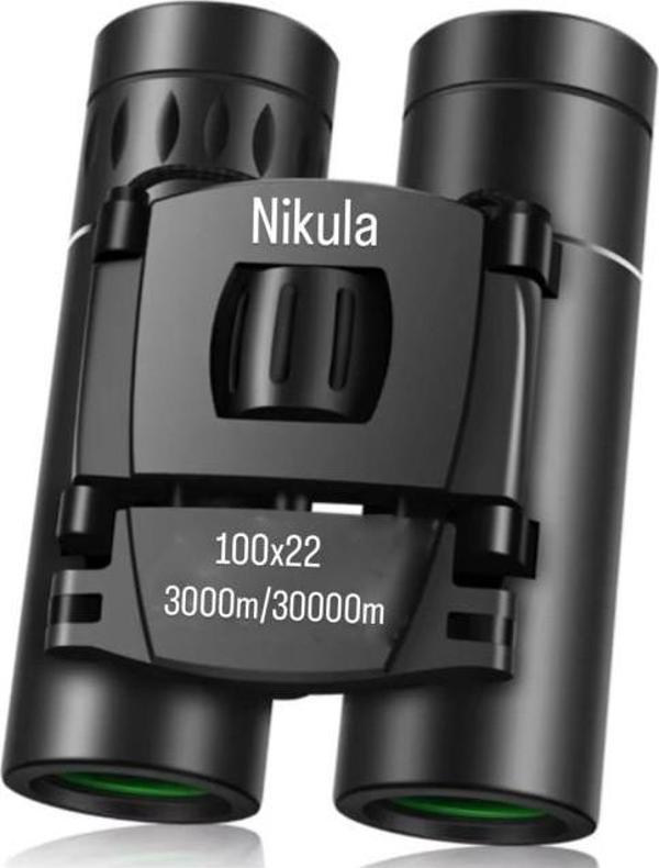 100x22 Cepte Taşımalı Kauçuk Kaplama Profesyonel Mini Dürbün 3000m/30000m - Image 1