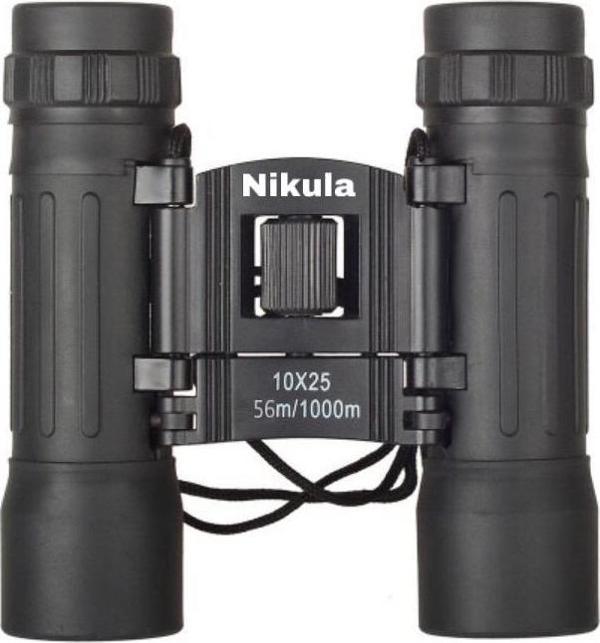 Nikula 10X25 Av Dürbünü -56M/1000M - Kauçuk Kaplama Siyah - Image 1