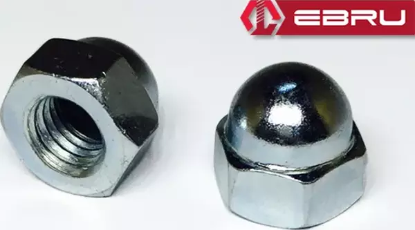 Ebru Altıköşe Kör Somun M8 - 100 Adet - Image 1