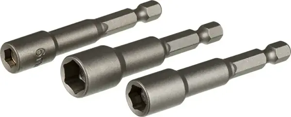 Tomax Manyetik Somun Adaptörü - 3 lü set 6,8,10x65 mm - Image 1