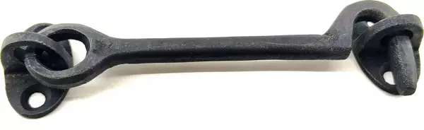 Antika Tarz Dekoratif Pirinç Maymuncuk Çengeli - 13cm, Oksit - Image 1