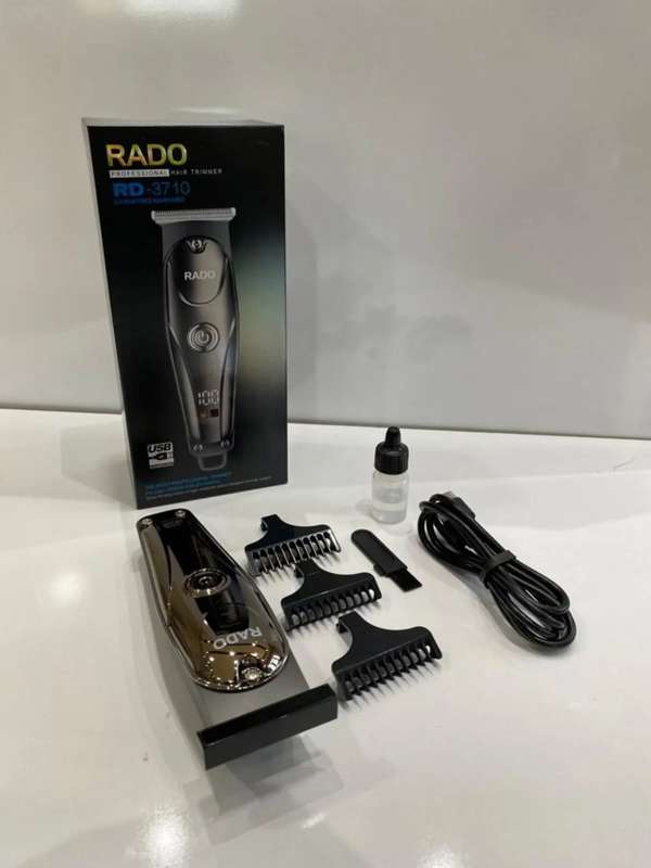 T Bıçak Sıfır Kesim LCD Ekran Şarjlı Tıraş Makinesi RD-3710 - Image 1