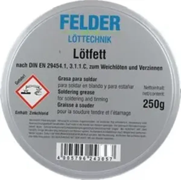 Felder Lötfett Lehim Pastası 250 Gr - Image 1