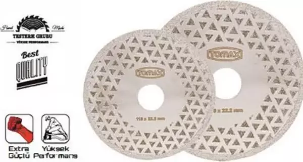 Tomax Elektrolize Elmas Kesici Disk - 115 mm - Image 1