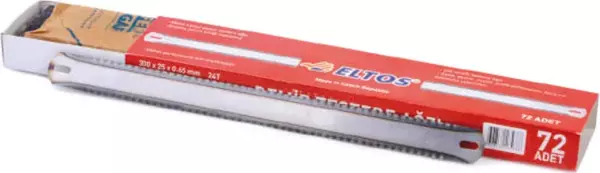 Geniş Demir Testere Ağzı Çift Taraflı 300 mm - 5 Adet - Image 1