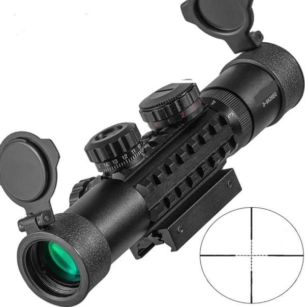 Raylı Çift Işıklı Tfek Dürbünü C3-9X26 EG 11 Mm / 22 Mm - Image 1