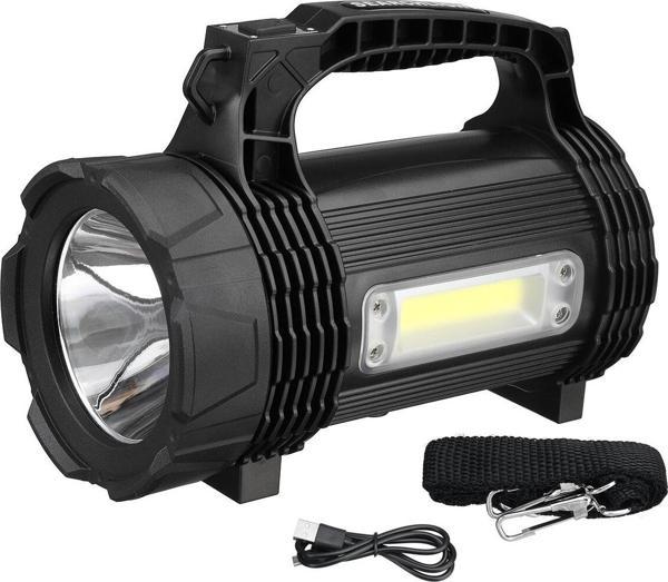 PS-889 Su Geçirmez Yüksek Güçlü Led 30W Şarj Edilebilir Powerbanklı Profesyonel El Feneri - Image 1