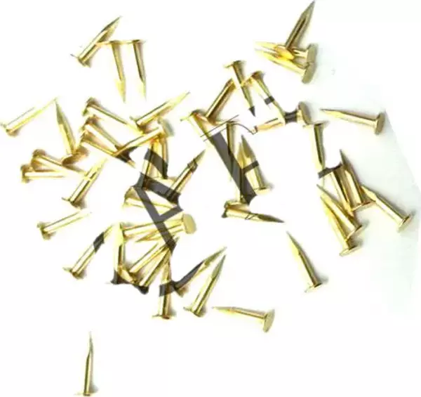 Klips, Menteşe, Ayağı Çivisi 7mm Çelik - Sarı 10gr - Image 1