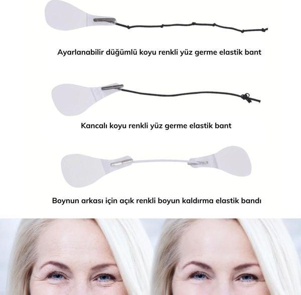 Yüz Kaş Ve Boyun Gerdirme Bant Seti (10 Adet) - Image 1