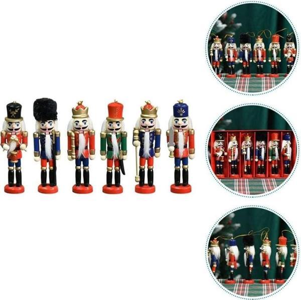 KURŞUN ASKER AHŞAP DEKORATİF EŞYA (6lı SET 13CM) - Image 1
