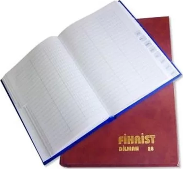 DİLMAN ADRES FİHRİSTİ 17x24 24 YAPRAK - Image 1