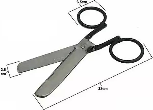 Özel El Yapımı Dövme Lokum Makası 23 cm - Image 1