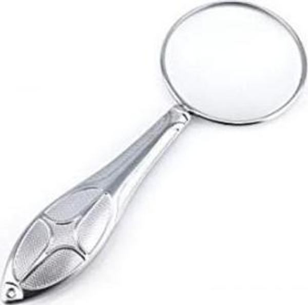 Gümüş Renkli 45mm Cam Lens, Zarif Tasarımlı Metal Büyüteç-mg18155-8 - Image 1