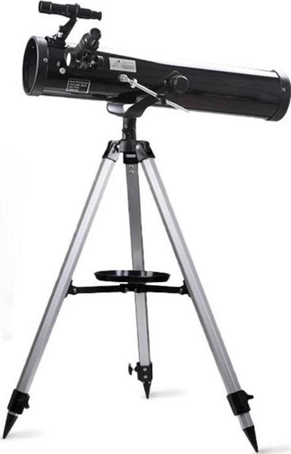 76 x 700 Profesyonel Aynalı Uzay Teleskopu Siyah - Image 1