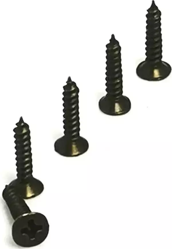 Klips, Menteşe, Ayak Vidası 2,2x7,5mm Çelik - Siyah 100 Adet - Image 1