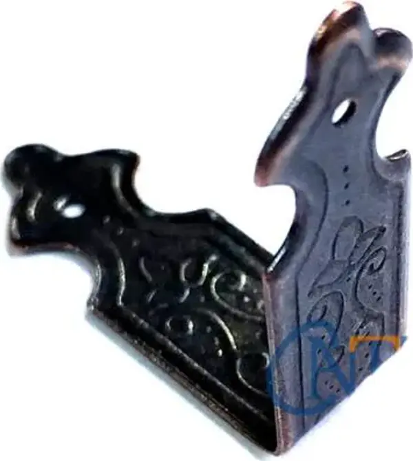 Dekoratif Sandık, Kutu Kenarı, 11x32mm, Eskitme, 100 Adet - Image 1