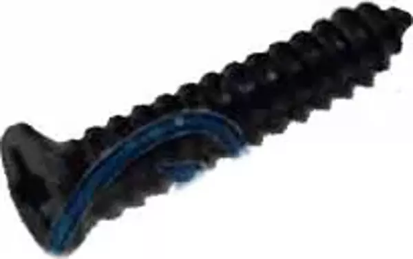 Klips, Menteşe, Ayak, Ağaç, Sunta Vidası 2,2x13 mm - Siyah 100 Adet - Image 1