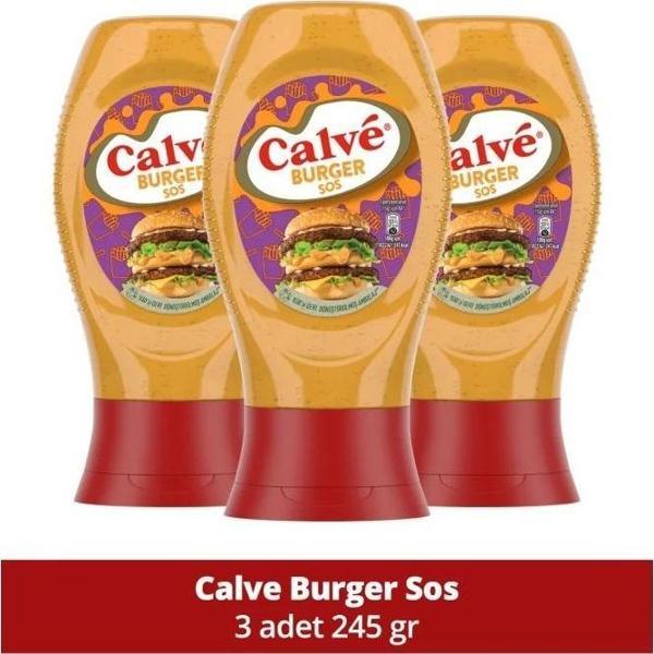 Calve Burger Sos 245g x3 - Image 1