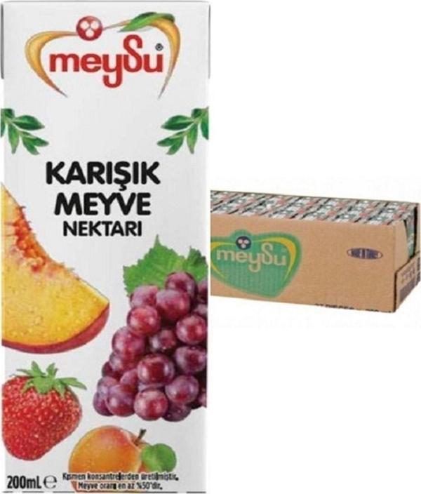 Meysu Karışık Meyve Nektarı 200 Ml 27 Adet - Image 1
