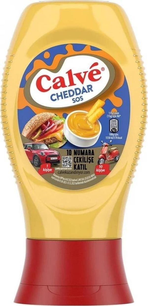 Calve Soslar Cheddar Sos 240 gr 4 Adet - Image 1