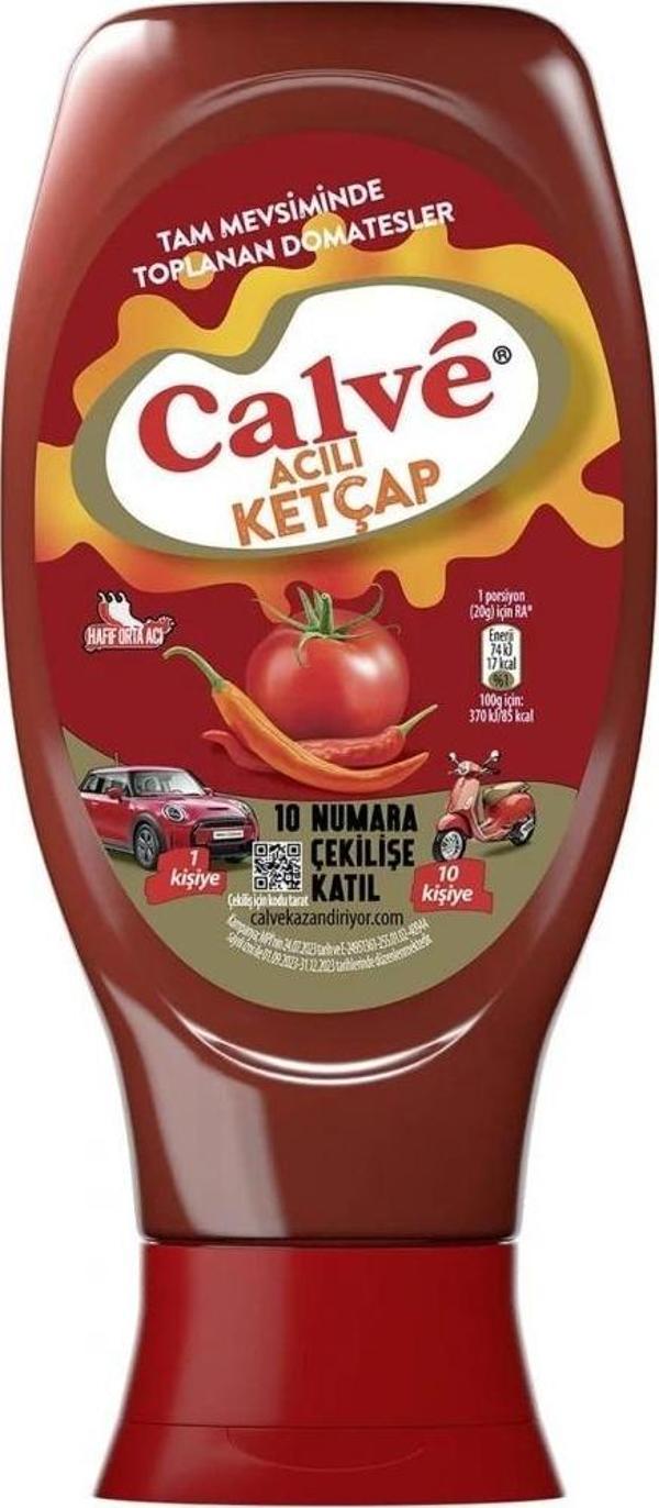 Calve Ketçap Acılı 360 ml 6 Adet - Image 1