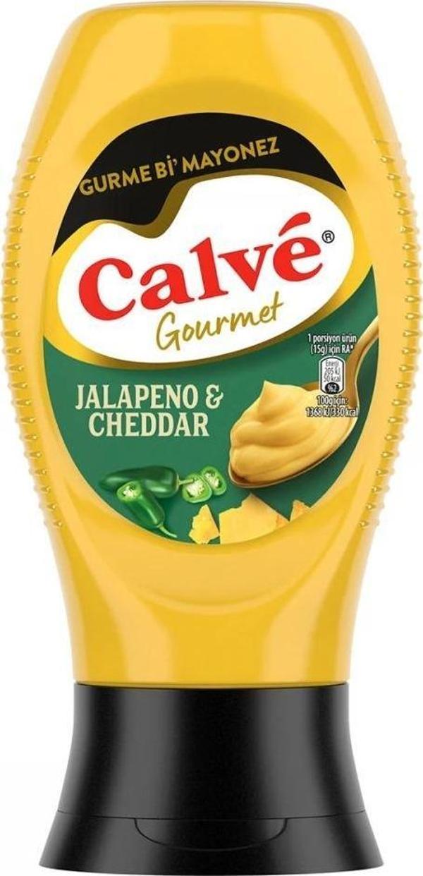 Calve Gurme Mayonez Jalapeno Cheddar 240 Gr 4 Adet - Image 1