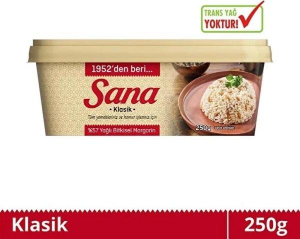 Sana Klasik Kase 250 Gr 6 Adet - Image 1