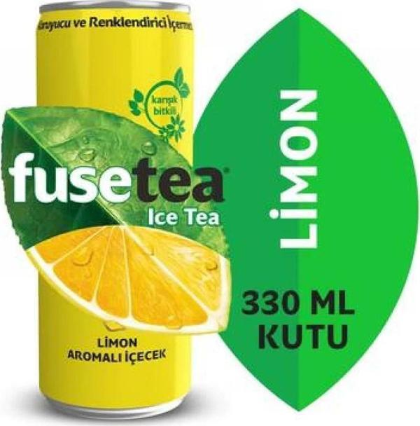 Fuse Tea Limon Aromalı Soğuk Çay 330 ml 12 Adet - Image 1