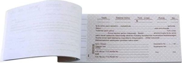 Dilman Senet Karnesi Defter Tipi 50'li - Image 1