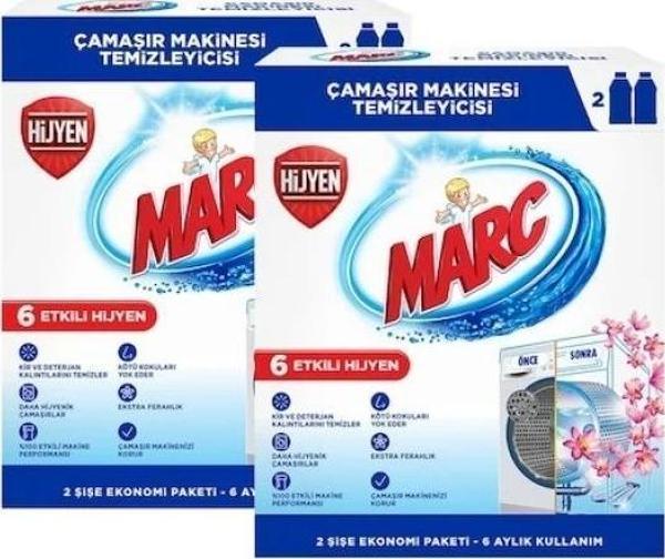 Marc Çamaşır Makinesi Temizleyici 4 x 500 ML - Image 1