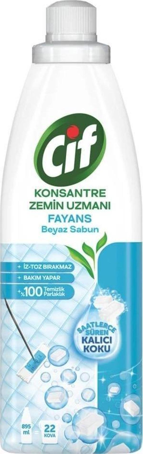 Cif Konsantre Zemin Uzmanı Fayans Beyaz Sabun 895 Ml - Image 1