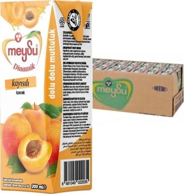 Meysu Kayısı Dinamik 200 Ml X 27 Adet - Image 1
