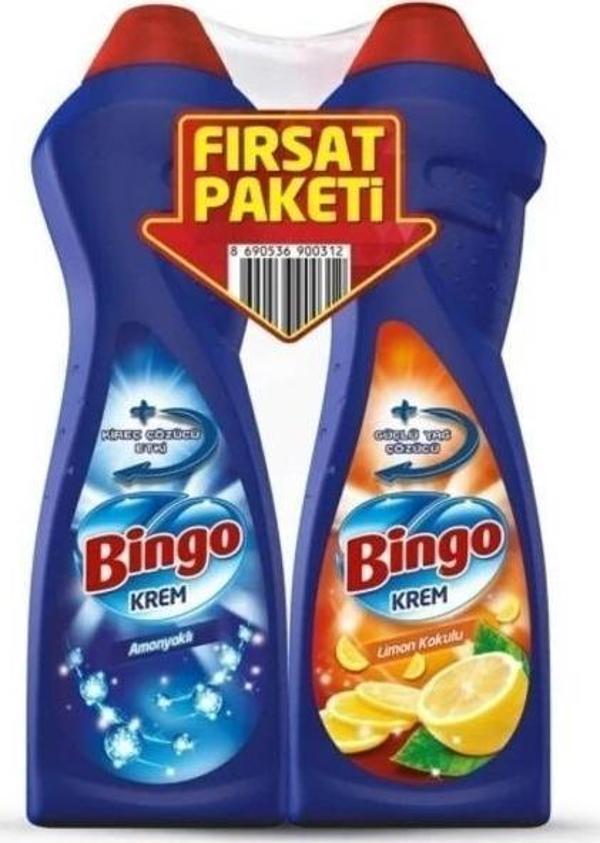 Bingo Krem Banyo Amonyaklı 750 Ml + Mutfak Çiçekleri 750 Ml - Image 1