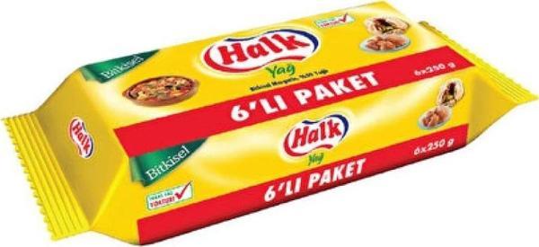 Halk Margarin Paket 6x250 Gr - Image 1