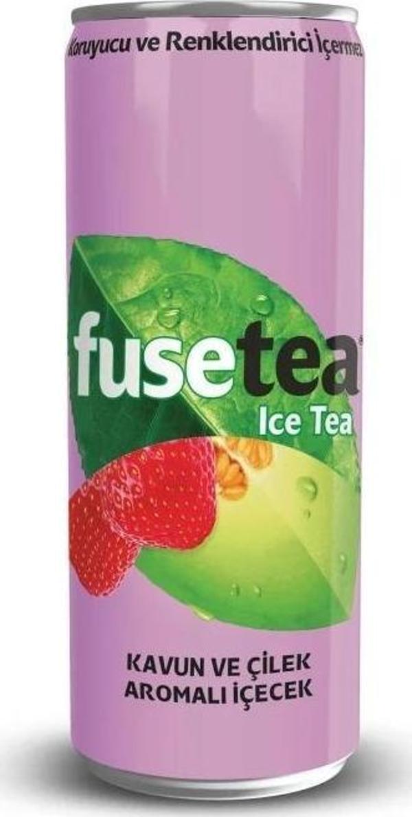 Fuse Tea Kavun Ve Çilek Aromalı Soğuk Çay 330 Ml X 12 Adet - Image 1