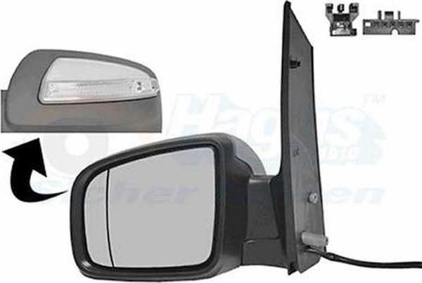 Mercedes Vito.111,115,116Cdı 2010  Ayna Camı Sol Çız.Res. (Oem No:A0028114133) - Image 1