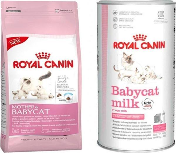 Mother Baby Kitten Yavru Kedi Maması 2 Kg Ve Babycat Milk Süt Tozu 300 gr - Image 1