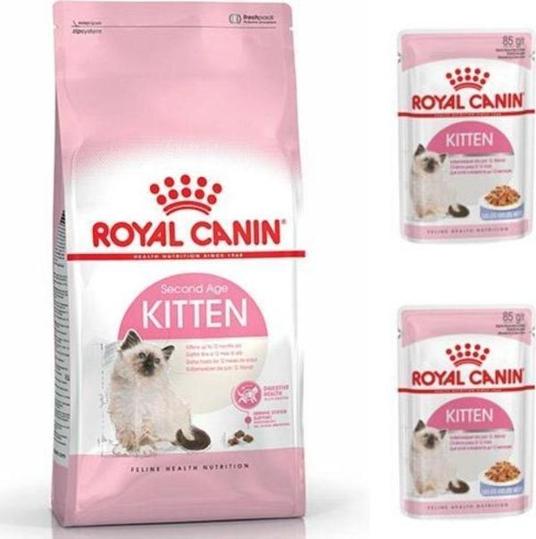 Kitten 4 Kg. + 2 Adet Kitten Yaş Mama - Image 1