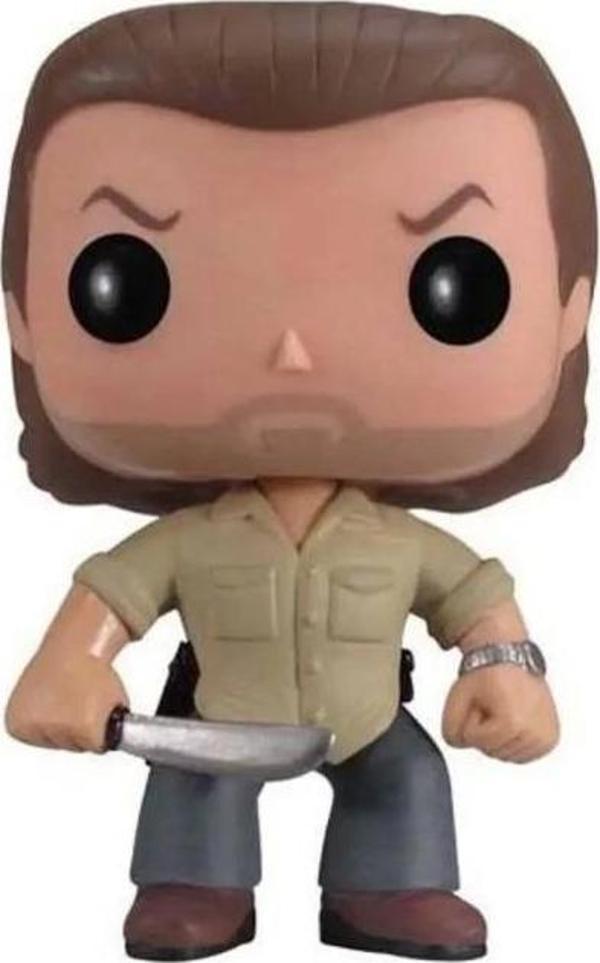 Funko The Walking Dead Cezaevi Rick Grimes Vinil Figür - Image 1
