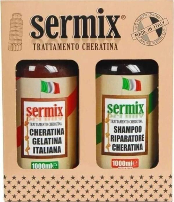 Sermix Keratin Set ( Keratin Bakım X Saç Bakımı ) - Image 1
