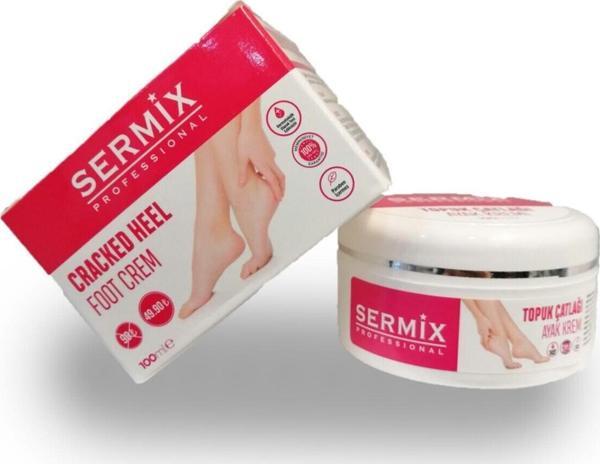 Sermix Topuk Çatlağı Ve Ayak Kokusu Giderici Profesyonel Ayak Kremi 100 Ml - Image 1