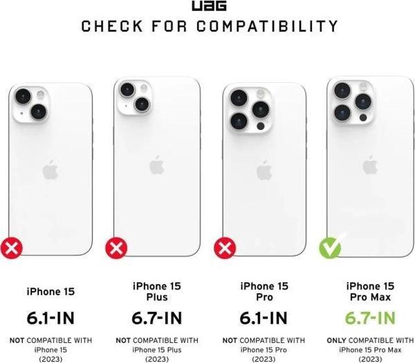 UAG MagSafe Essential Armor iPhone 15 Pro Max Kılıfı - Image 1