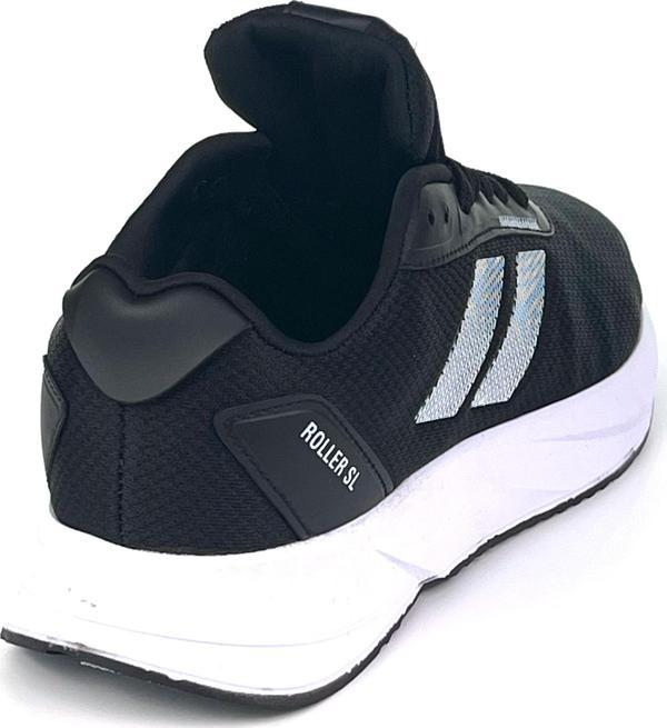 Erkek Siyah Beyaz Bağcıklı Nefes Alan Esnek Hafif Günlük Sneaker Spor Ayakkabı - Image 1
