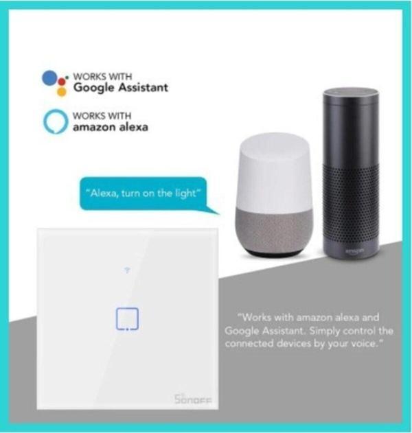 Sonoff Wifi Işık Anahtarı Google Home-Alexa Uyumlu -T0Eu1C-Tx - Image 1