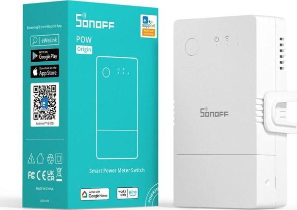 Sonoff Pow R3 16Ah Akıllı Enerji Ölçer Röle - Image 1