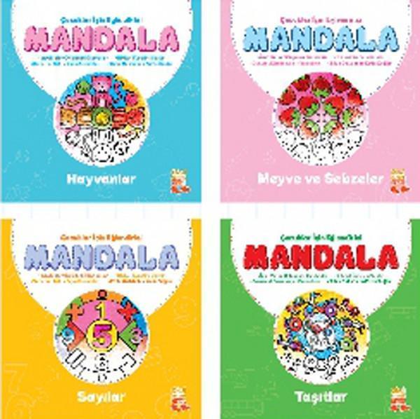 Çocuklar İçin Eğlendirici Mandala Set - 4 Kitap Takım - Nesil Okul Öncesi - Image 1