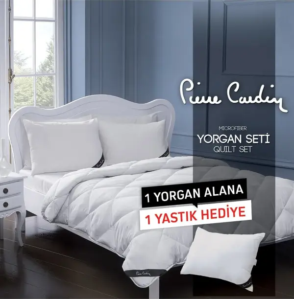 Pierre Cardin Microfiber Yorgan Seti Tek Kişilik - Image 1